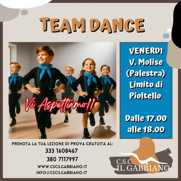 Nuovo corso di ballo: Team Dance